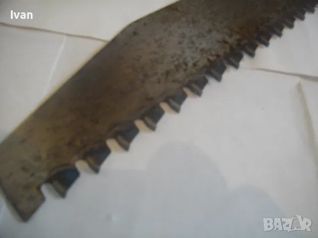 BAYER НЕМСКИ ГОЛЯМ 530мм РЪЧЕН ТРИОН С ВИДИРАНИ ЗЪБИ СТАРО ПРОФЕСИОНАЛНО КАЧЕСТВО МАСИВЕН, снимка 3 - Други инструменти - 48998378
