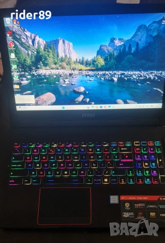 Msi ge63 raider / 15.6 120hz / i7 8750h / gtx 1060, снимка 4 - Лаптопи за игри - 53031860