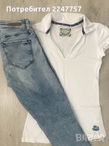 Дънки Mavi Jeans с тениска Mavi Jeans размер S, снимка 1