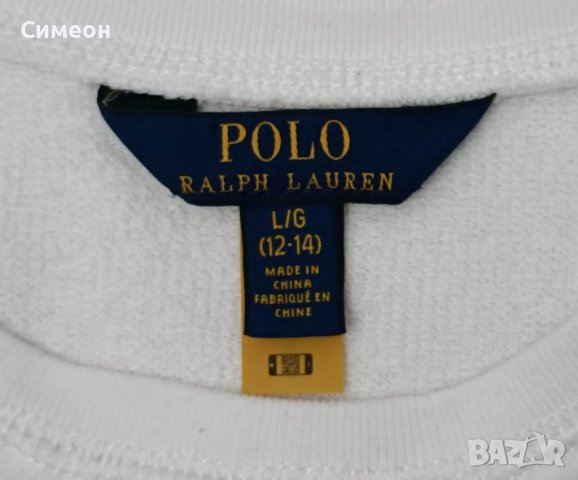 POLO Ralph Lauren Sweatshirt оригинално горнище ръст 147-158см памучно, снимка 3 - Детски анцузи и суичери - 40194224