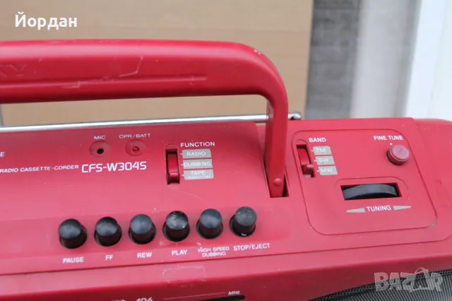 Радио касетофон ''Sony'', снимка 7 - Радиокасетофони, транзистори - 48252225