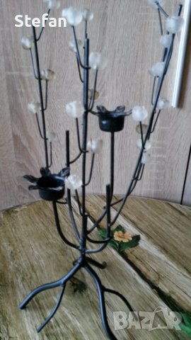 Свещници  от  метал, снимка 3 - Антикварни и старинни предмети - 38721164