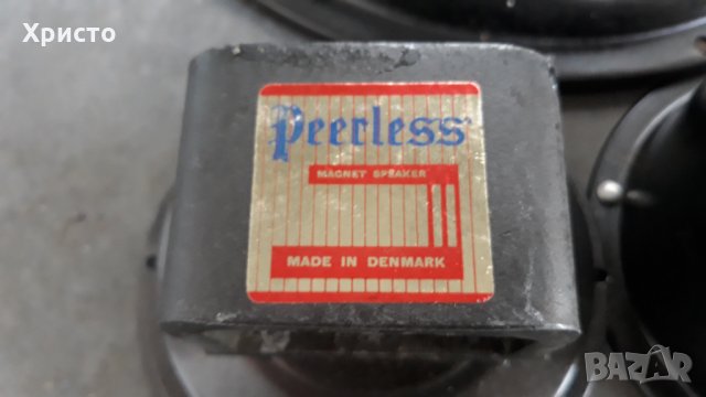 Peerless Баси 12" среди и високочестотни и филтри, снимка 11 - Тонколони - 28734313