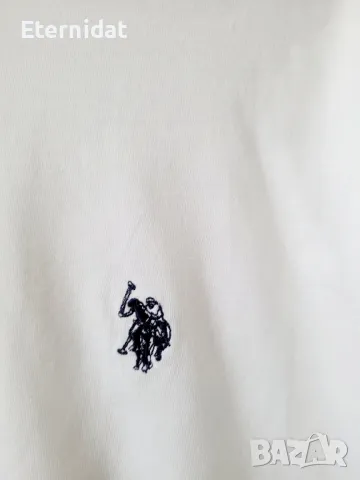 Мъжка бяла тениска POLO , снимка 4 - Тениски - 49882532