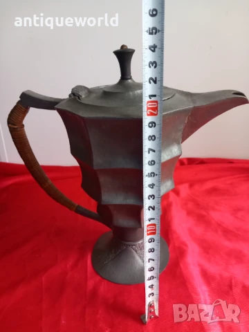 19 Век Изключителна Рядка КАНА, Чайник, снимка 8 - Антикварни и старинни предмети - 51136461