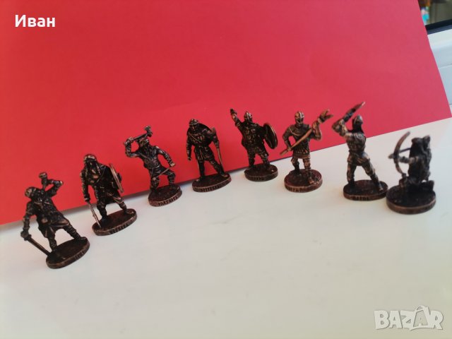 Лот 8 броя киндер метални войници , снимка 2 - Колекции - 39592219