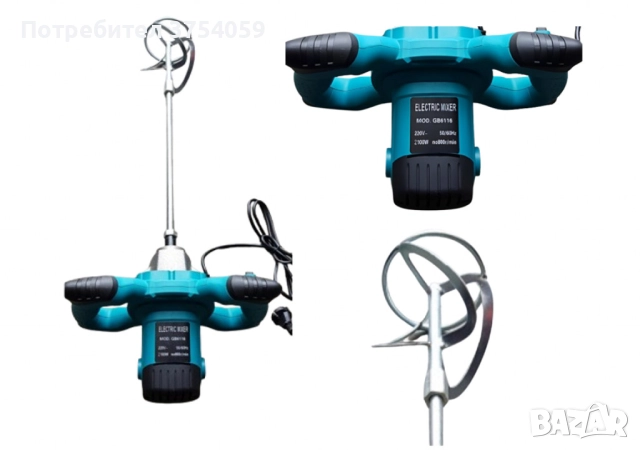 Бъркалка-миксер за бетон, снимка 7 - Други инструменти - 52363175