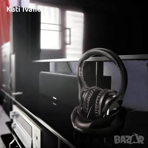 Безжични слушалки Meliconi HP600 PRO със станция за зареждане до 100 метра обхват Автоматично търсен, снимка 8 - Слушалки и портативни колонки - 47473977