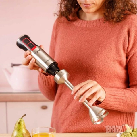 Ръчен пасатор Solac Pro 1201 – 1200W, 4 ножа, Turbo функция, стоманена приставка, мерителна чаша, снимка 5 - Друга електроника - 51896286