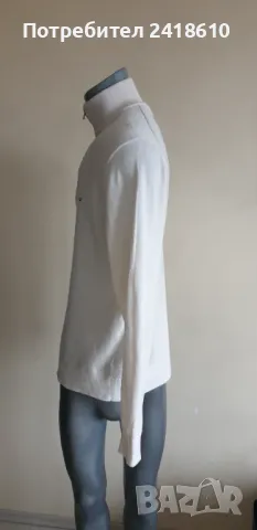 Tommy Hilfiger Cotton / Cashmere Half Zip Mens Size L ОРИГИНАЛ! Мъжка Жилетка с 3/4 цип!, снимка 7 - Пуловери - 49336763
