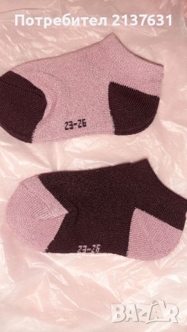 НОВИ ! ДЕТСКИ ЧОРАПИ къс конч за маратонки- Размер 23 /26