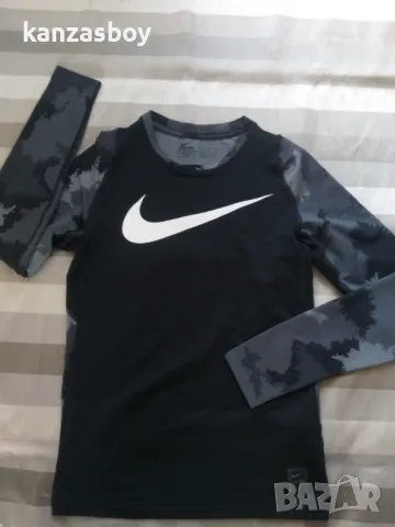 NIKE PRO HYPERWARM THERMA FITTED - страхотна юношеска блуза 158-170см., снимка 6 - Детски анцузи и суичери - 47272282