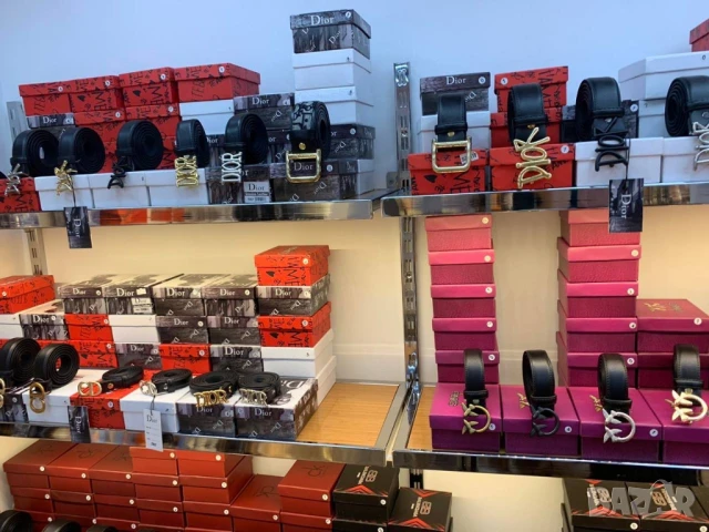 колани от естествена кожа в кутия louis vuitton gucci fendi , снимка 2 - Колани - 51151398