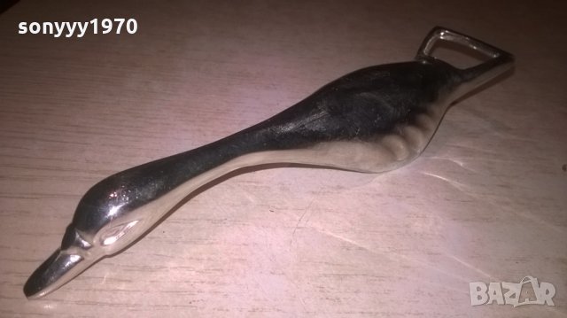 лебед-красива отварачка-внос франция-17х4х3см, снимка 3 - Колекции - 27301804