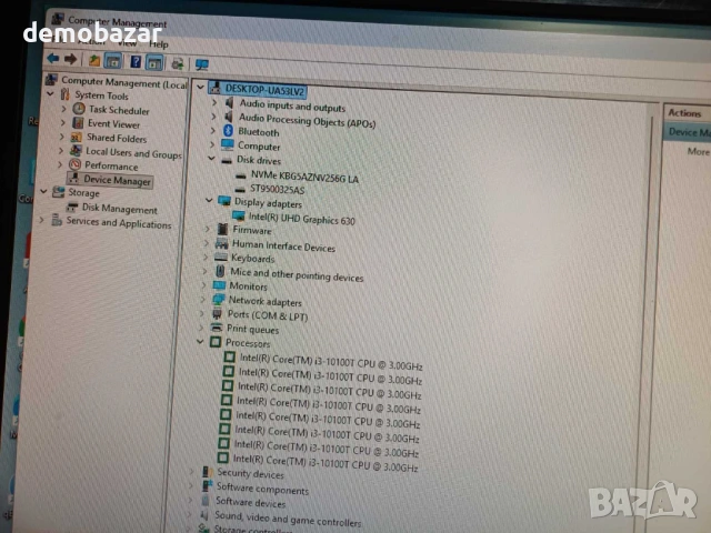 Dell Micro PC i3-10100T/16GB DDR4/256GB SSD NVme + 500GB HDD/WiFi, снимка 3 - Работни компютри - 53234218