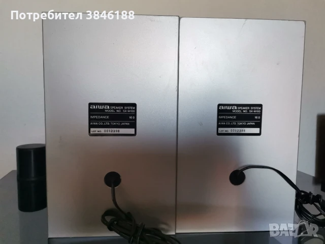 AIWA  2 way speaker pair set SX-M100, снимка 3 - Тонколони - 50552452