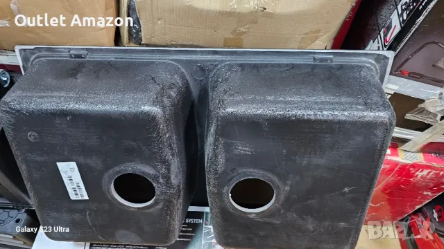  двойна  Италианска мивка за кухня, снимка 5 - Мивки - 47385813