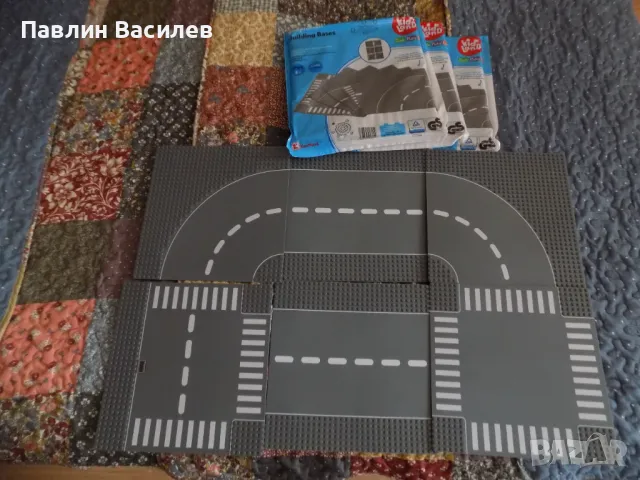 Лего пътни плочи Lego City roads Kidland строителни панели