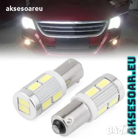 2 броя Нови габарити BAX9S с 10 LED диода крушка H6W-DC 12 V габаритни крушки фарове дневни светлини, снимка 13 - Аксесоари и консумативи - 49961803