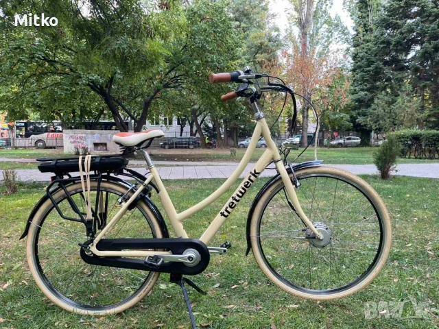 28 цола електрически алуминиев велосипед нов с оригиналното зарядно работи в перфектно внос, снимка 5 - Велосипеди - 51884152