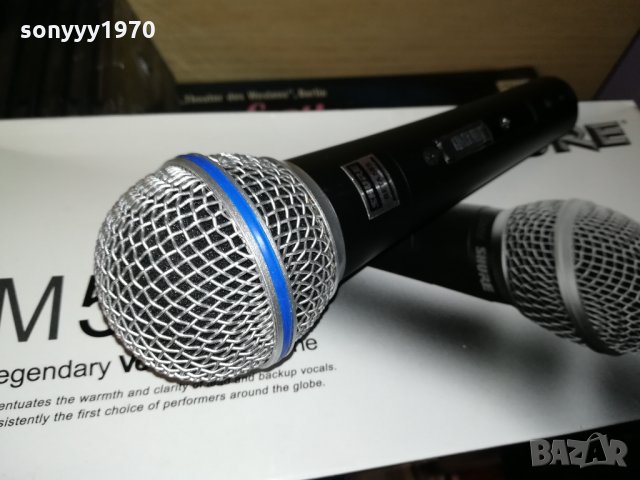 SHURE BETA-FULL КОМПЛЕКТА-ПРОФИ МИКРОФОН С БУТОН 0801221603