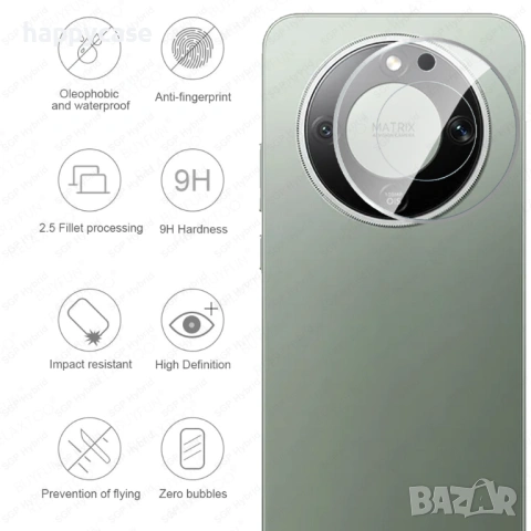 Honor Magic 8 Lite / 8 Pro / 3D 9H Стъклен протектор за камера, снимка 6 - Фолия, протектори - 52632173