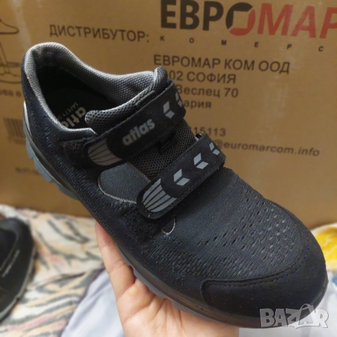 Работни обувки/ сандали Atlas ERGO-MED 1605 XP, ширина 13, S1P. с бомбе номер 44, снимка 2 - Други - 51827021