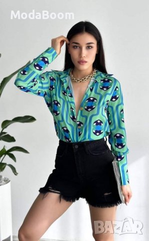 Дамска ефектна риза , снимка 2 - Ризи - 40161710