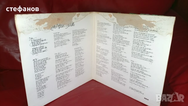 Дългослиреща грамофонна плоча на LOU REED „berlin” 1973, Франция, снимка 3 - Грамофонни плочи - 51096452