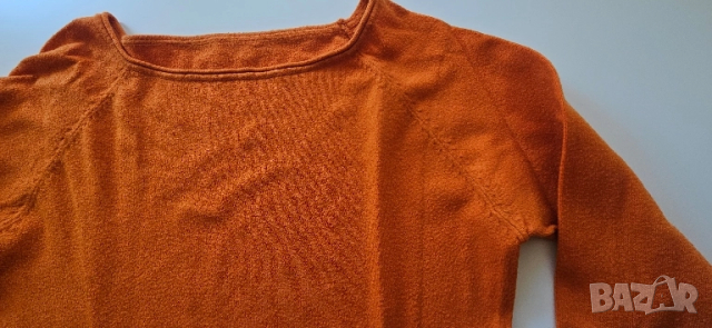 Оранжев есенен тънък пуловер, S размер , снимка 7 - Блузи с дълъг ръкав и пуловери - 51474169