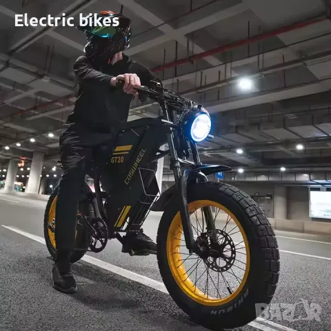 Coswheel GT20 PRO – Електрически Фетбайк с Два Мотора | 3000W | 40Ah, снимка 7 - Велосипеди - 49866410