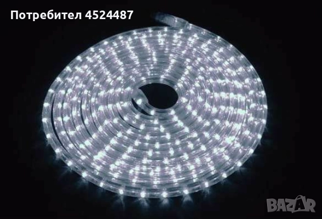 Светещ LED маркуч за коледна украса, снимка 3 - Лед осветление - 52668259