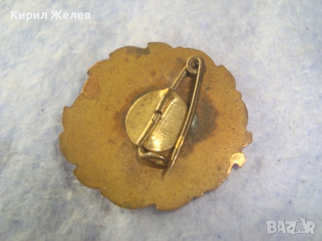 СЪЮЗ на БЪЛГАРО-СЪВЕТСКИТЕ ДРУЖЕСТВА Стара СОЦ НРБ ЕМАЙЛИРАНА БРОНЗОВА ЗНАЧКА с ПОЗЛАТА 30104, снимка 11 - Колекции - 38465409