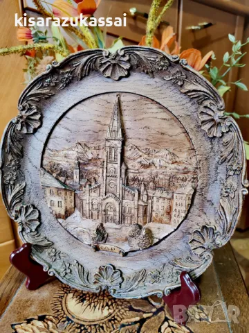 Колекционерски чинии за окачване- Винтидж дърворезба., снимка 3 - Колекции - 48816420