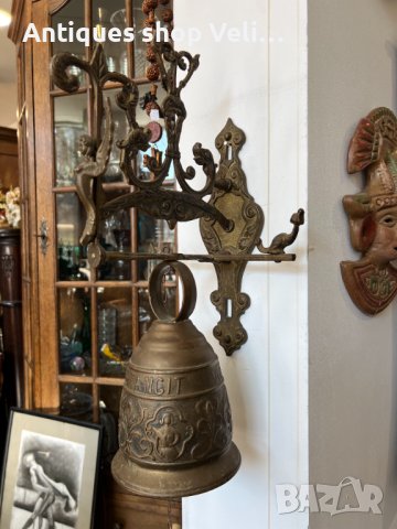 Голяма бронзова камбана №5014, снимка 4 - Антикварни и старинни предмети - 44066100