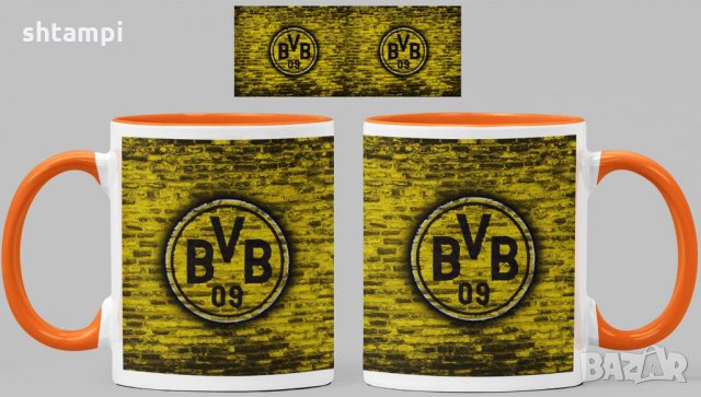 Чаша Борусия Дортмунд Borussia Dortmund Керамична, снимка 6 - Фен артикули - 34783737