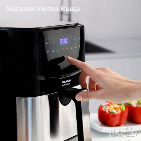 НОВ Еър Фрайер Taurus Air Fry Digital 5S с Гаранция, снимка 5 - Фритюрници - 51963912