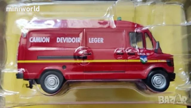 Mercedes-Benz L 308D CDL Camion Devidoir Leger 1989 - мащаб 1:43 на Hachette моделът е нов в блистер, снимка 7 - Колекции - 43214159