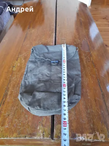 Стара брезентова военна чанта,сумка,чохъл, снимка 2 - Антикварни и старинни предмети - 49404949