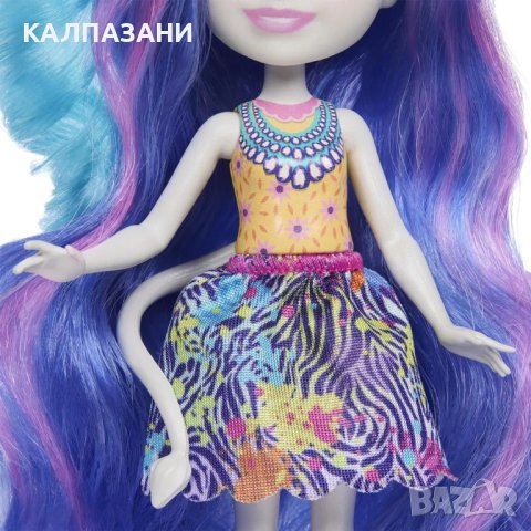 ENCHANTIMALS Glam Party кукла и зебра HNV28, снимка 3 - Кукли - 43323101