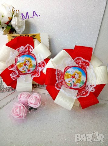 ''Принцеса Аврора'' красива панделка за коса., снимка 4 - Шноли, диадеми, ленти - 28941788