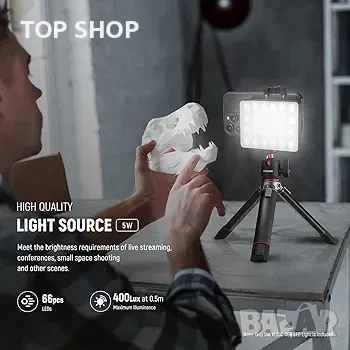 NEEWER RGB LED телефонно осветление, снимка 6 - Лед осветление - 48791940