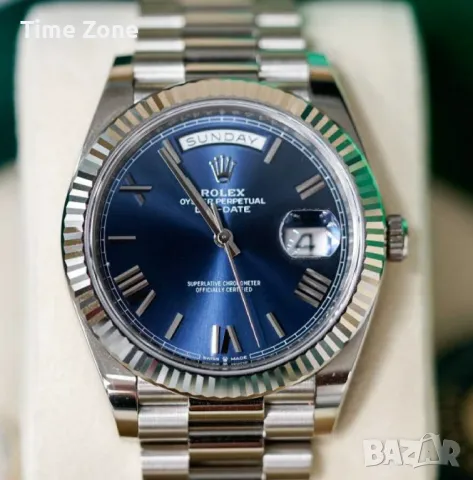 Rolex Day-Date 40mm President White Gold Blue Dial Automatic Различни Варианти