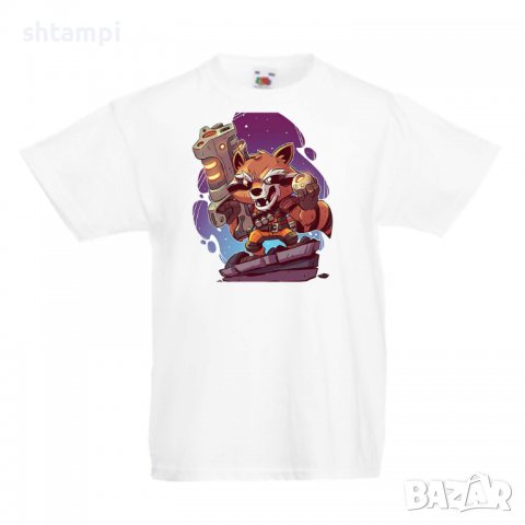 Детска тениска Marvel Rocket Racoon 2 Игра,Изненада,Подарък,Геймър,, снимка 3 - Детски Блузи и туники - 36716898