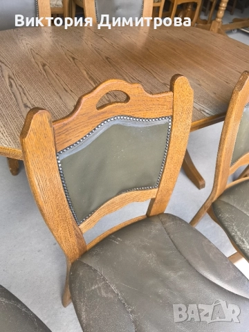 Комплект от 6 трапезни стола , снимка 6 - Столове - 51738273