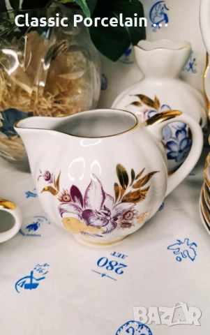 РЯДЪК! СЕРВИЗ „ЛИЛИЯ“ – ЛФЗ (СССР, 1989–1992 Г.), снимка 11 - Сервизи - 51837730