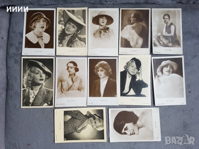 Снимка картичка актриса 12 бр