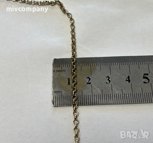 Златен синджир 3.84гр.55см., снимка 4 - Колиета, медальони, синджири - 53112315