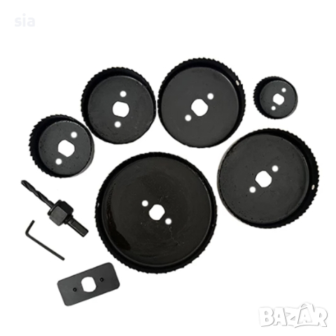 Фрези за дърво, пластмаса, 9бр