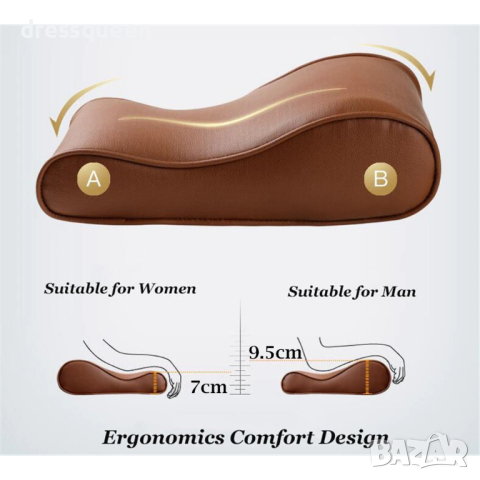 3336 Кожена възглавничка за подлакътник на автомобил с джоб за телефон, снимка 9 - Аксесоари и консумативи - 44906503